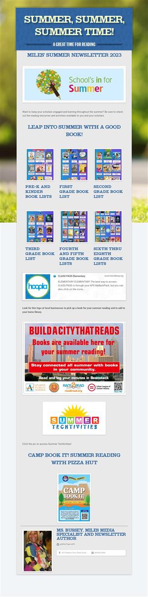  Summer Reading Lists